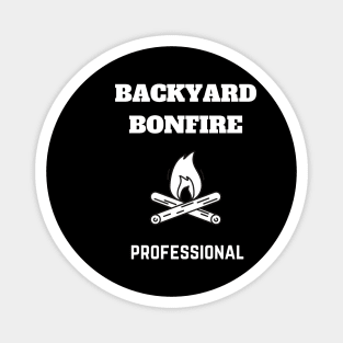 Backyard Bonfire Professional Magnet